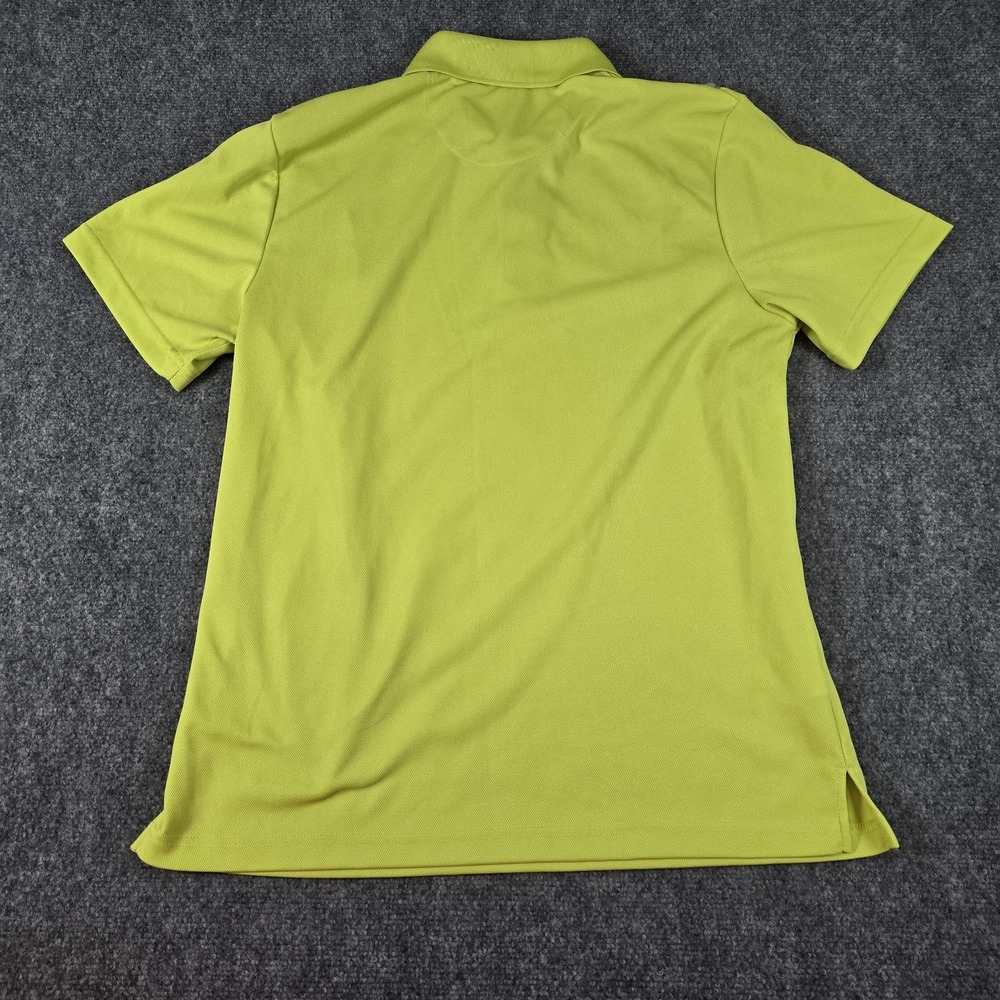 Grand Slam Golf Polo Slim Fit Large L Polo Short Sleeve Shirt Green/Yellow Neon‎ - Picture 7 of 12